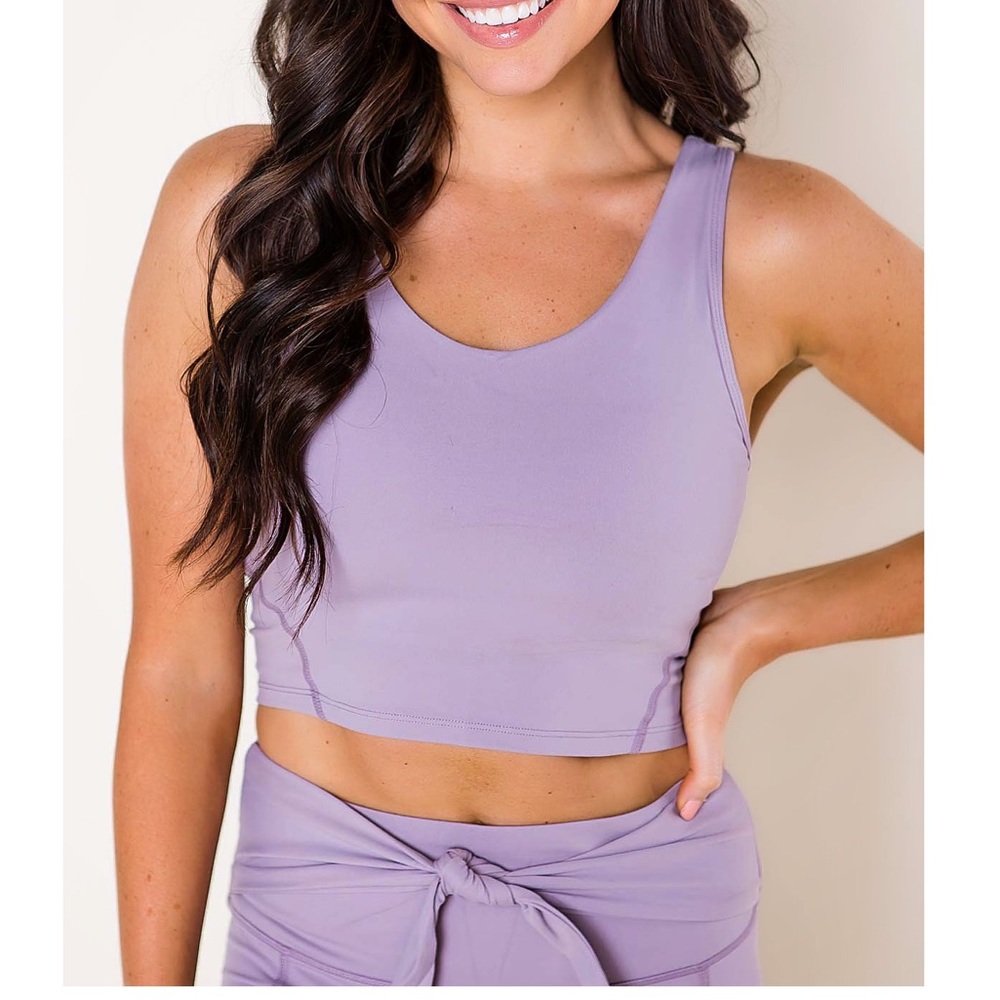 Lavender Sports Bra